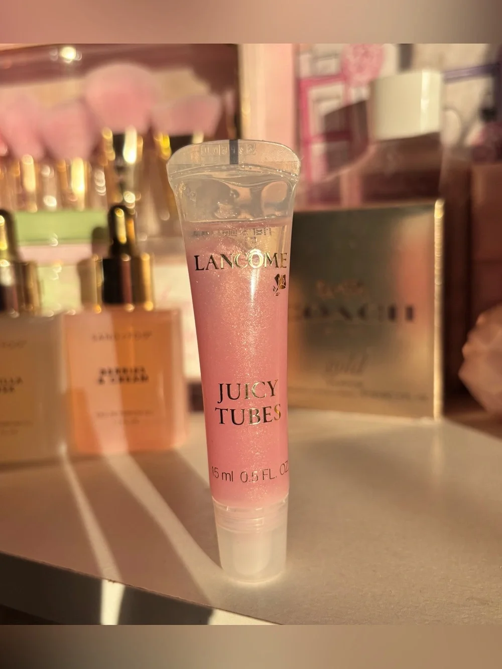 💝NEW LANCOME Juicy Tubes Lip Gloss –  Marshmallow Electro💝